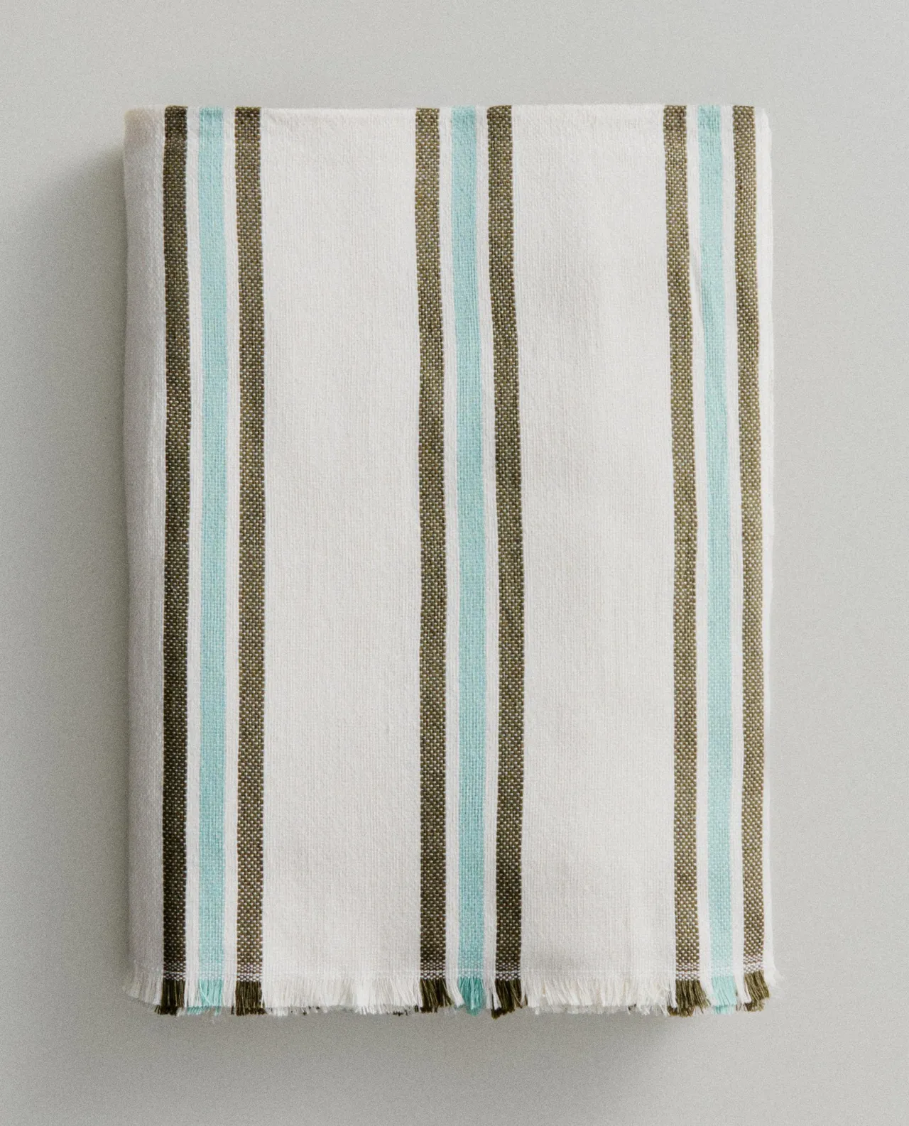 Multipurpose Striped Throw